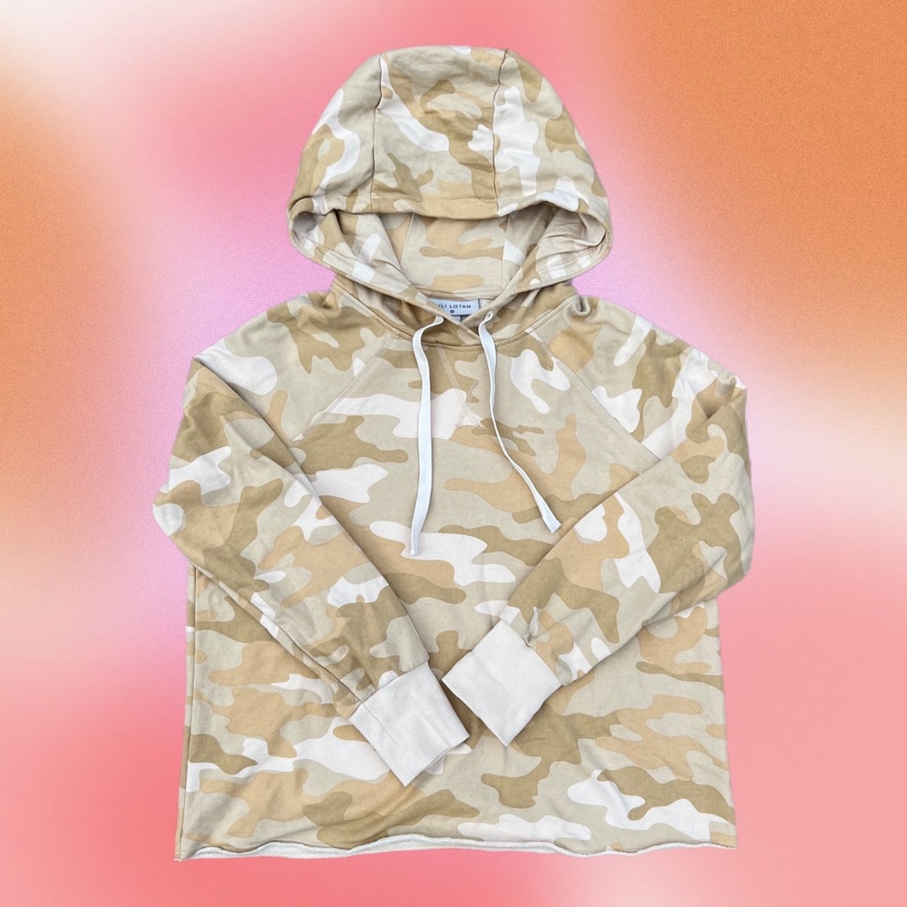 Nili Lotan for Target yellow camo hoodie